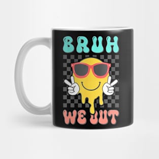 Bye Bruh We Out End Of School Retro Sunglasses Teacher Boys Mug